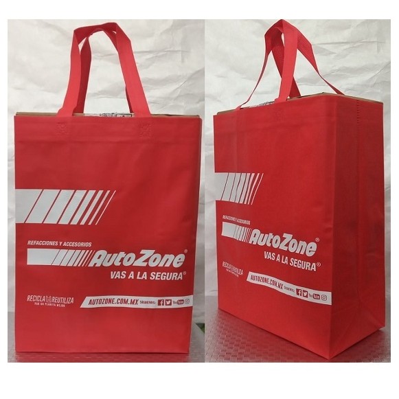 Sealed bag with handles, side and bottom gusset